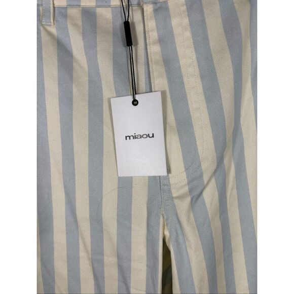 Miaou striped 5 pocket fargo pants size M - Picture 7 of 12